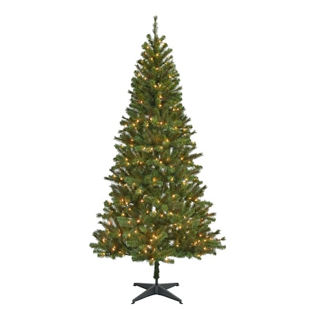Platinum Celebrations 7-1/2 ft. Slim LED 300 lights Fir Tree Color Changing Christmas Tree TFIR75MWWMUA
